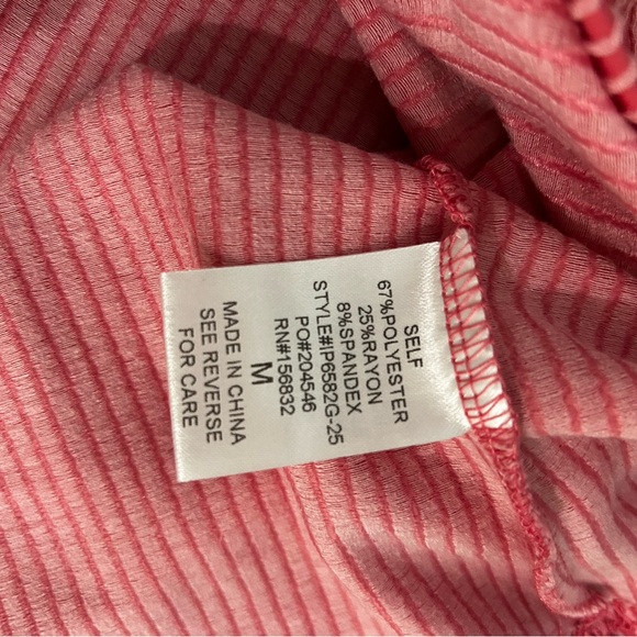 BiBi Urban Rib Fuchsia Ruffle Sleeve Blouse - Picture 4 of 6